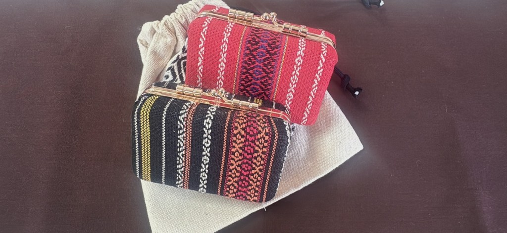 泰雅原民特色印章盒含收納袋(中)