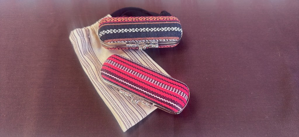 泰雅原民特色印章盒含收納袋(小)